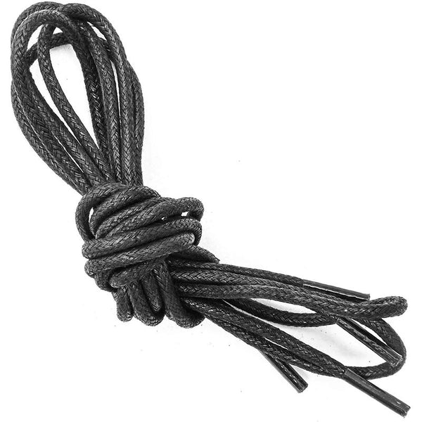 Gaucho Goods (72) Flat Leather Laces Braided Cord (3mm) - Black