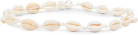 Puka Shell Necklaces, Pearl Shell Choker Necklaces for Women (10-Pack)