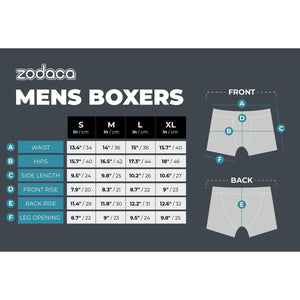Boxer Brief Underwear for Men in 5 Designs (Small, 5 Pack)