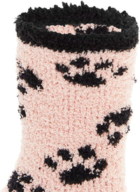 Fuzzy Socks with Cat Eye Cover for Women (US Size 9-11, Large, 3 Pieces)