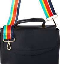 Adjustable Shoulder Strap Bags Replacements for Women (Rainbow, 2 Pack)