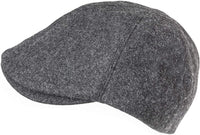 Zodaca Newsboy Hats for Men, Grey Flat Caps (Medium, 2 Pack)