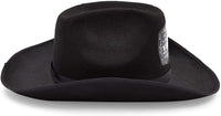 Zodaca Black Western Party Cowboy Hat for Men and Women, Aged to Perfection (Adult Size)