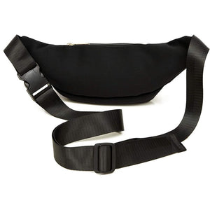 Black Plus Size Fanny Pack with Adjustable Strap 34-60 Inches, Expands to 5XL