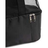 Black Mesh Beach Tote Bag with Cooler (17 x 16 x 5 Inches)