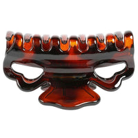 Tortoise Shell Claw Hair Clips for Women, 10 Prongs (3.4 In, 12 Pack)
