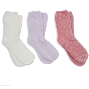 Warm Fuzzy Chenille Crew Socks for Women (5 Pairs)