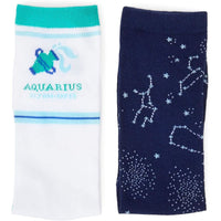 Zodiac Gifts, Aquarius Socks (Unisex, 2 Pairs)