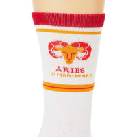 Zodiac Gift, Aries Socks (Unisex, 2 Pairs)