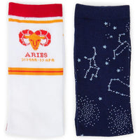 Zodiac Gift, Aries Socks (Unisex, 2 Pairs)