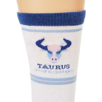 Taurus Zodiac Sign Crew Socks for Women and Men (2 Pairs)