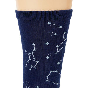 Taurus Zodiac Sign Crew Socks for Women and Men (2 Pairs)