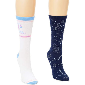 Zodiac Gifts, Libra Socks (Unisex, 2 Pairs)