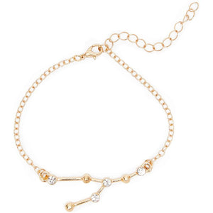 Taurus Zodiac Necklace and Bracelet, Astrology Jewelry Sets for Women