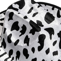 Zodaca Fun Cow Print Cowboy Hat for Halloween Costume Parties (Adult Size, Unisex)