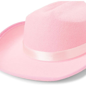 Zodaca Pink Western Cowboy Hat for Kids, Unisex Youth (4 Pack)