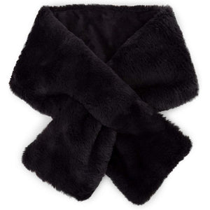 Faux Fur Neck Collar Wraps for Women (6.25 x 40 In, 2 Pack)
