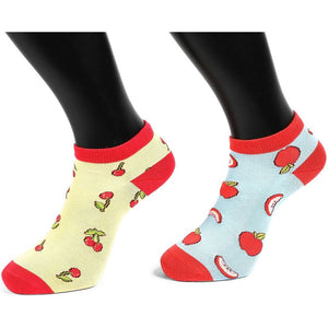 Fruit Socks for Women, No Show (5 Pairs)