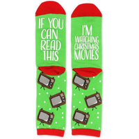 Funny Christmas Socks for Men and Women, Fun Gift Set (One Size, 5 Pairs)