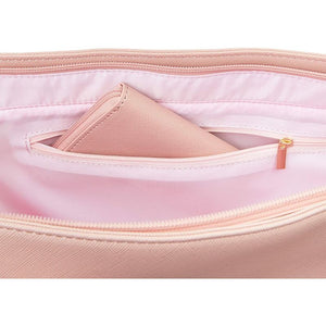 Pink Handbags Set for Women, Purses and Wallets in 6 Sizes (6 Pieces)