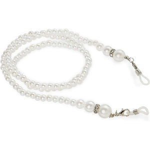 Eyeglass Chains for Women, Pearl & Gold Chain (2 Pack)