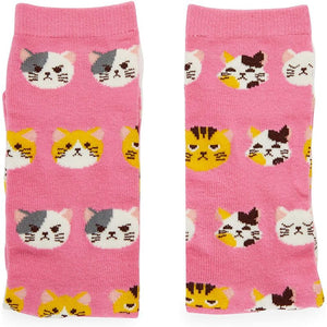 Cat Lovers Crew Socks for Women, Fun Gift Set (One Size, 2 Pairs)