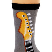 Guitar Crew Socks for Men and Women, Novelty Sock Set (One Size, 2 Pairs)