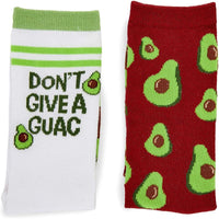 Avocado Socks for Men and Women, Novelty Sock Set (One Size, 2 Pairs)