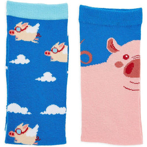 Pig Socks for Men and Women, Novelty Sock Set (One Size, 2 Pairs)
