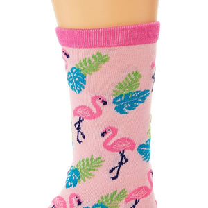 Pink Flamingo Socks for Women and Men, Novelty Sock Set (One Size, 2 Pairs)