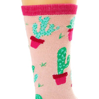 Cactus Socks for Men and Women, Novelty Sock Set (One Size, 2 Pairs)