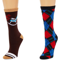 Grandpa Crew Socks for Men, Fun Sock Gift Set (One Size, 2 Pairs)