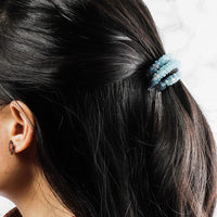 4 Pcs Beaded Elastic Hair Ties Ponytail Holders for Women & Girls Hair Accessories