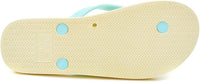 Green Pear Flip Flops for Women (Large, US Size 8.5)