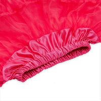 Hot Pink Tutu for Girls, Short Petticoat Skirt for Kids (Size Large)