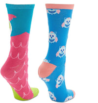 Owl Lovers Crew Socks For Kids, Novelty Sock Set (One Size, 2 Pairs)