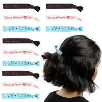 Elastic Hair Ties for Women, Nurse Appreciation Gifts (3 Colors, 30 Pack)